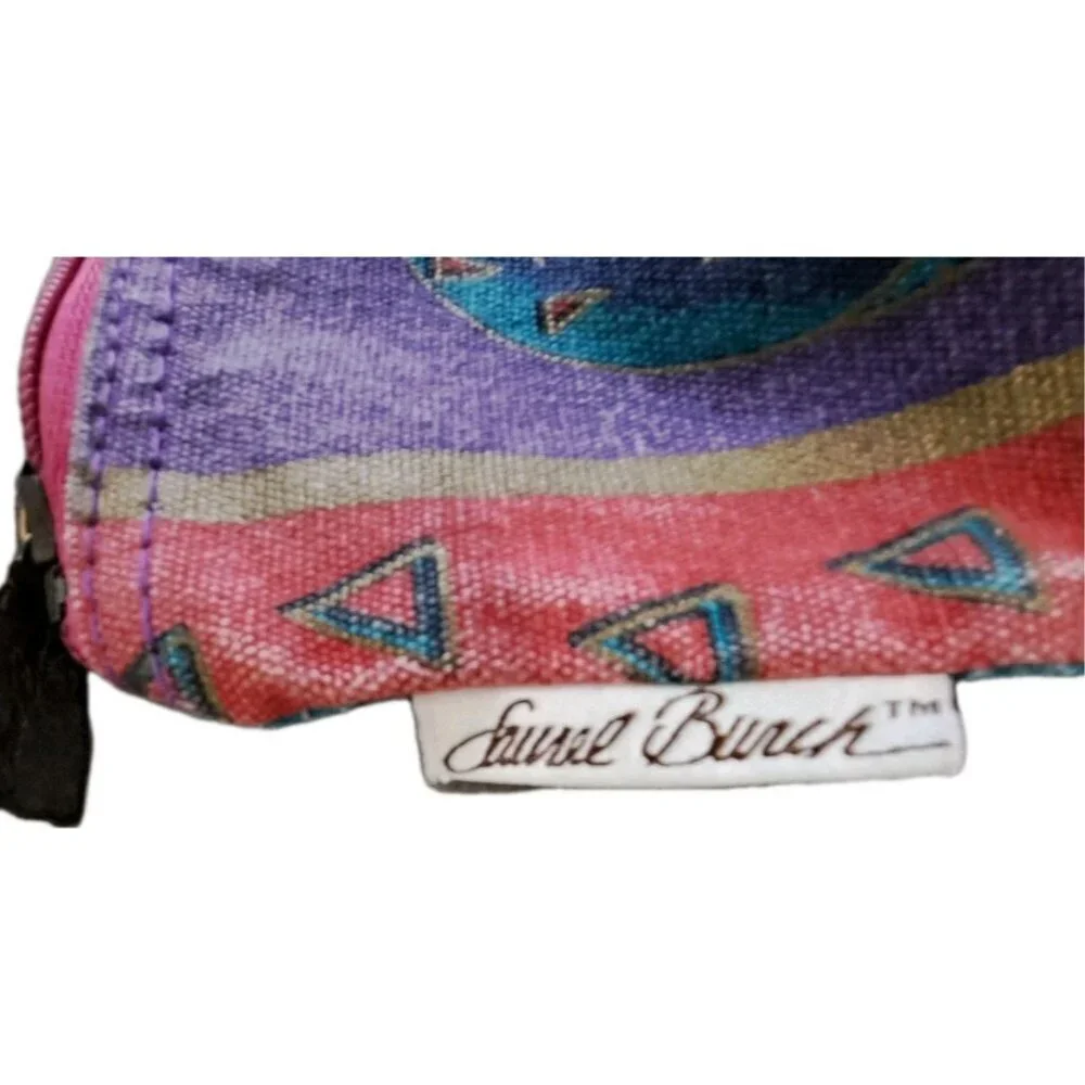 Vintage Laurel Burch Make-up Clutch Zip Closure